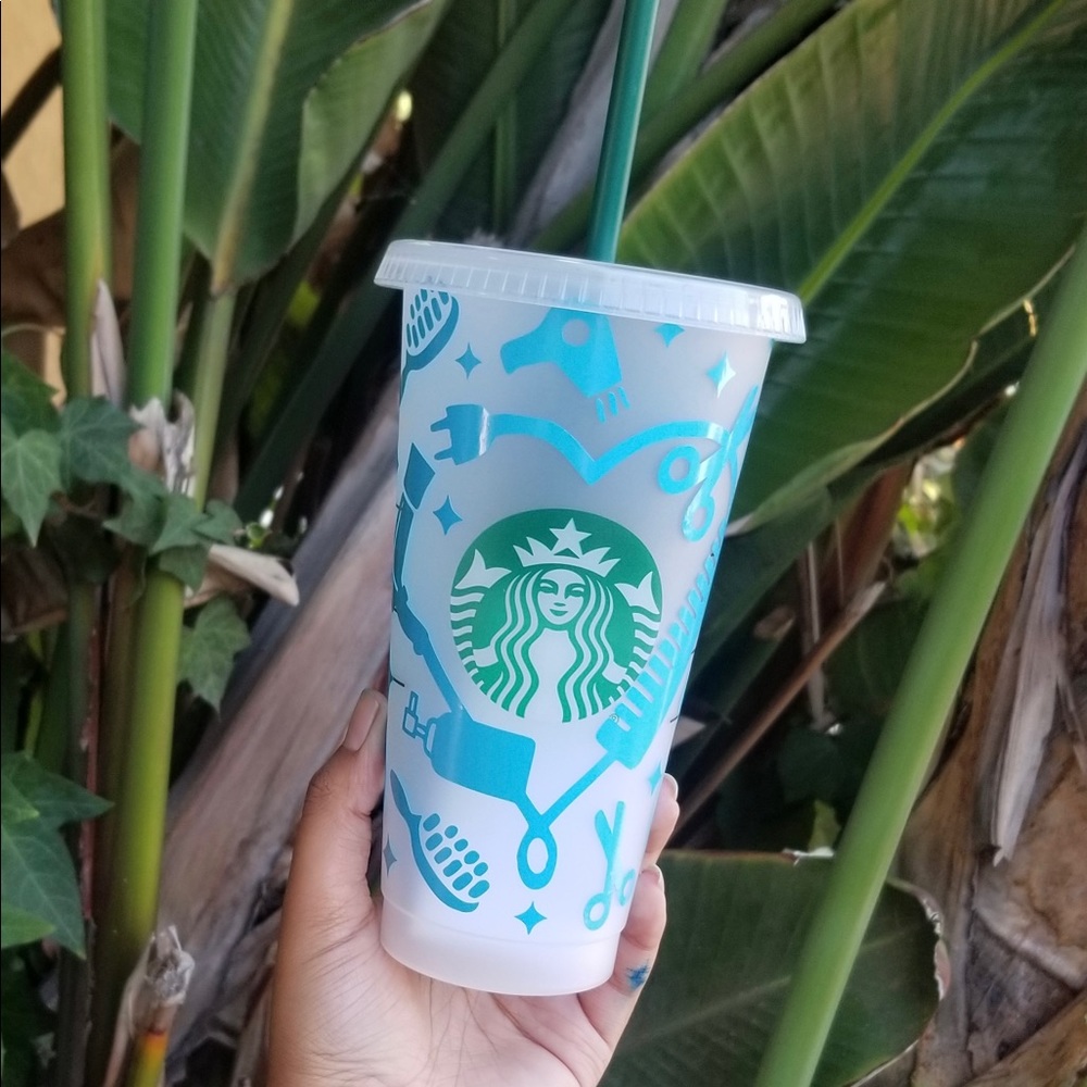 Hair dresser Starbucks Cup